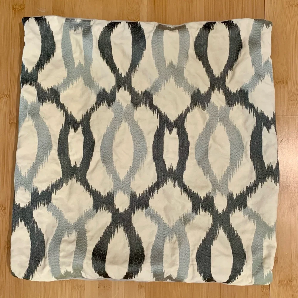 West Elm Ikat Modern Square Pillowcase